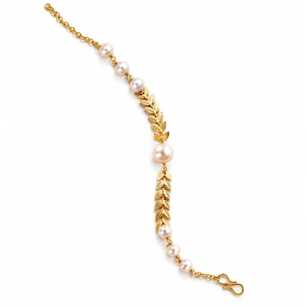 Evermore Pearl Rakhi Bracelet with freshwater pearls for kids